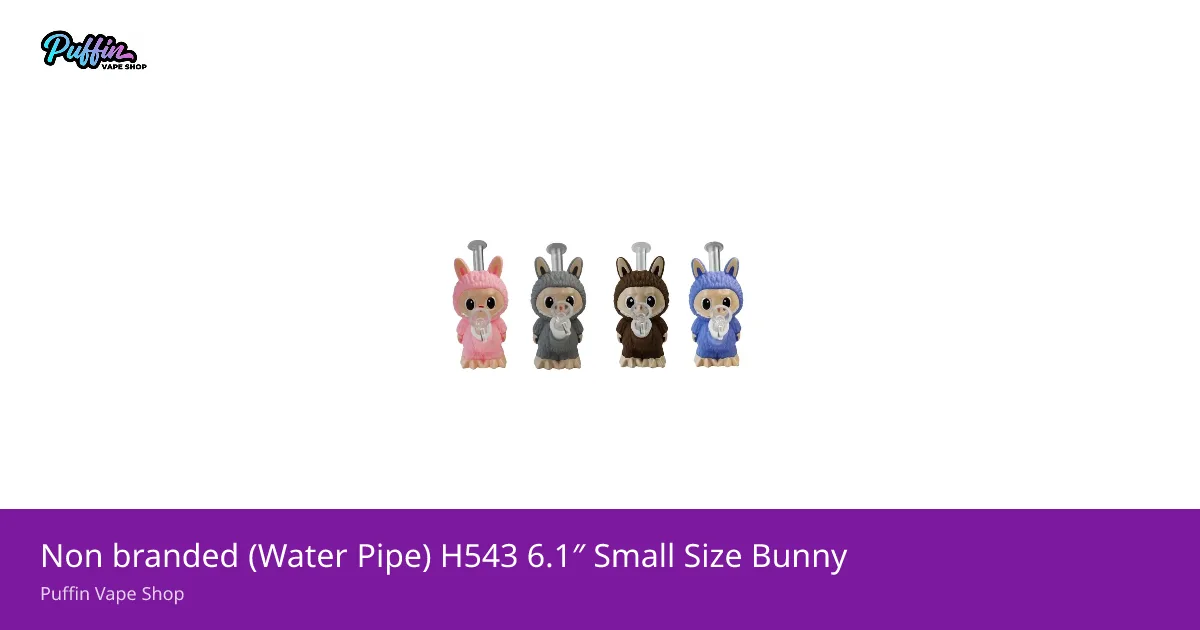 Non branded (Water Pipe) H543 6.1″ Small Size Bunny