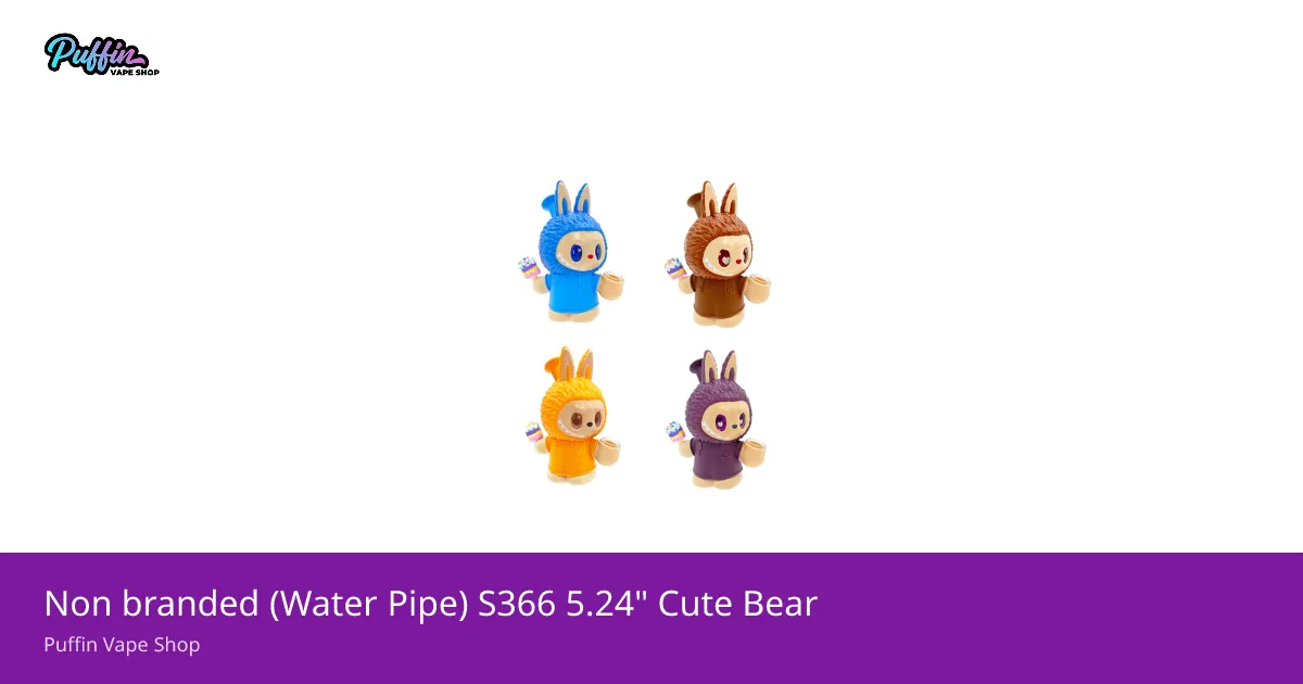 Non branded (Water Pipe) S366 5.24" Cute Bear