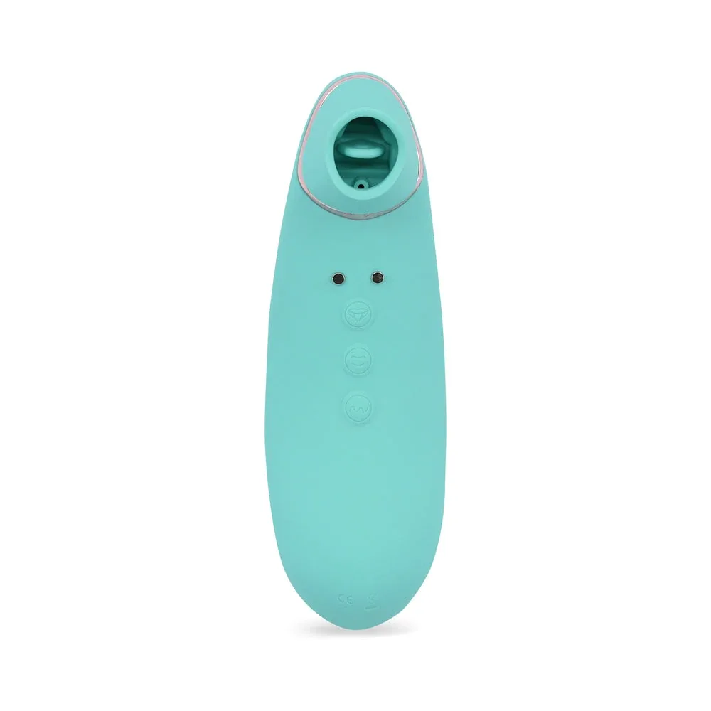 Nu Sensuelle Trinitii 3-in-1 Suction Tongue Vibe Electric Blue - Image 2