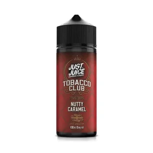 Nutty Caramel 100ml E-Liquid Shortfill by Just Juice Tobacco Club