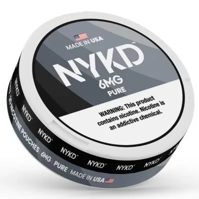 NYKD Pure Unflavored Nicotine Pouches (5 Pack) - Image 2