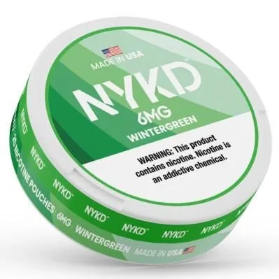 NYKD Wintergreen Nicotine Pouches (5 Pack) - Image 2