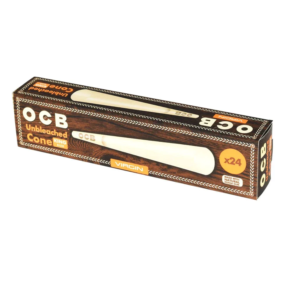 OCB Virgin Unbleached Cones 12pcs - Image 2