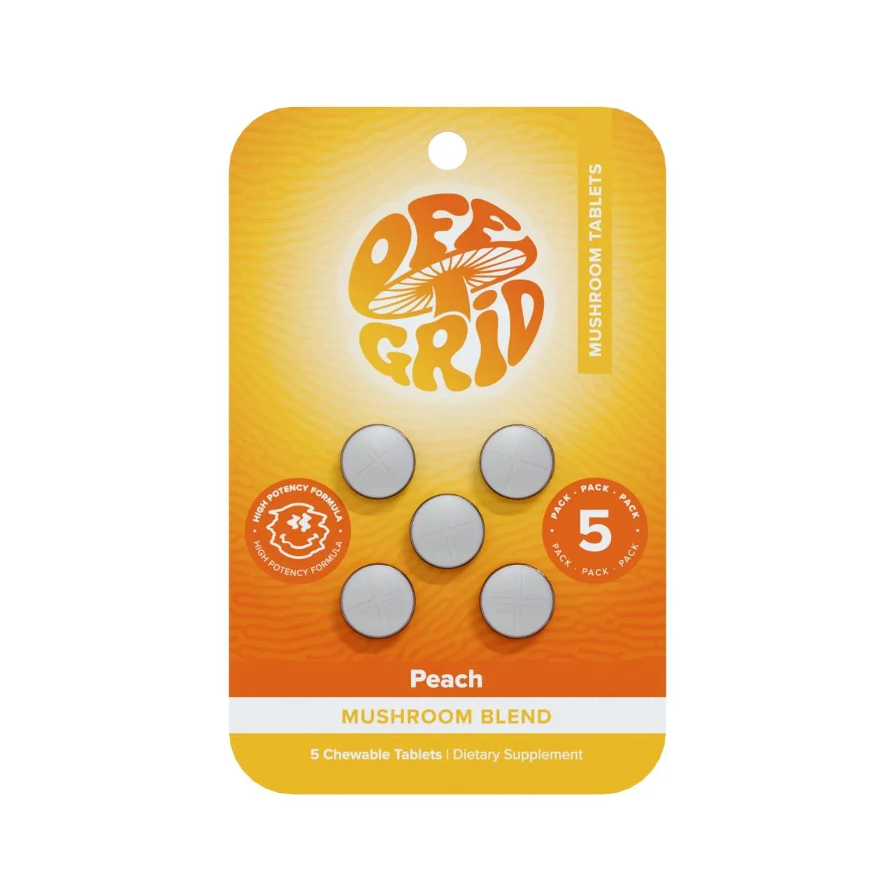 Off Grid Mushroom Blend Tablets 3000MG | 5 COUNT