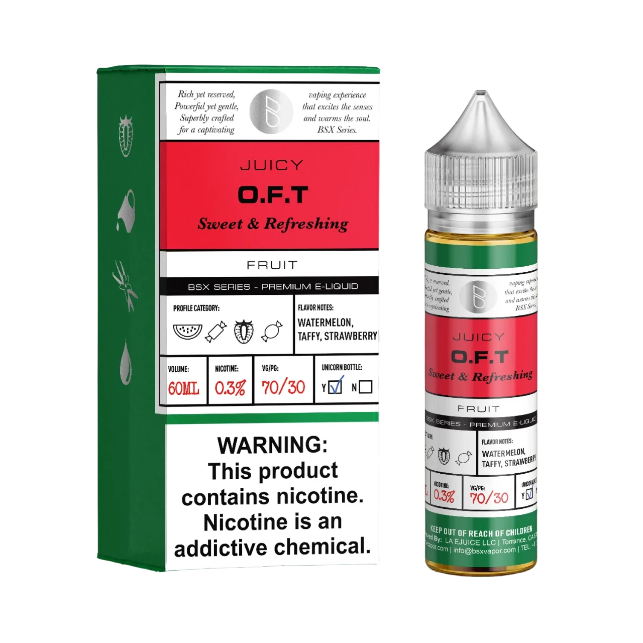 OFT 60ml E-Juice | BSX