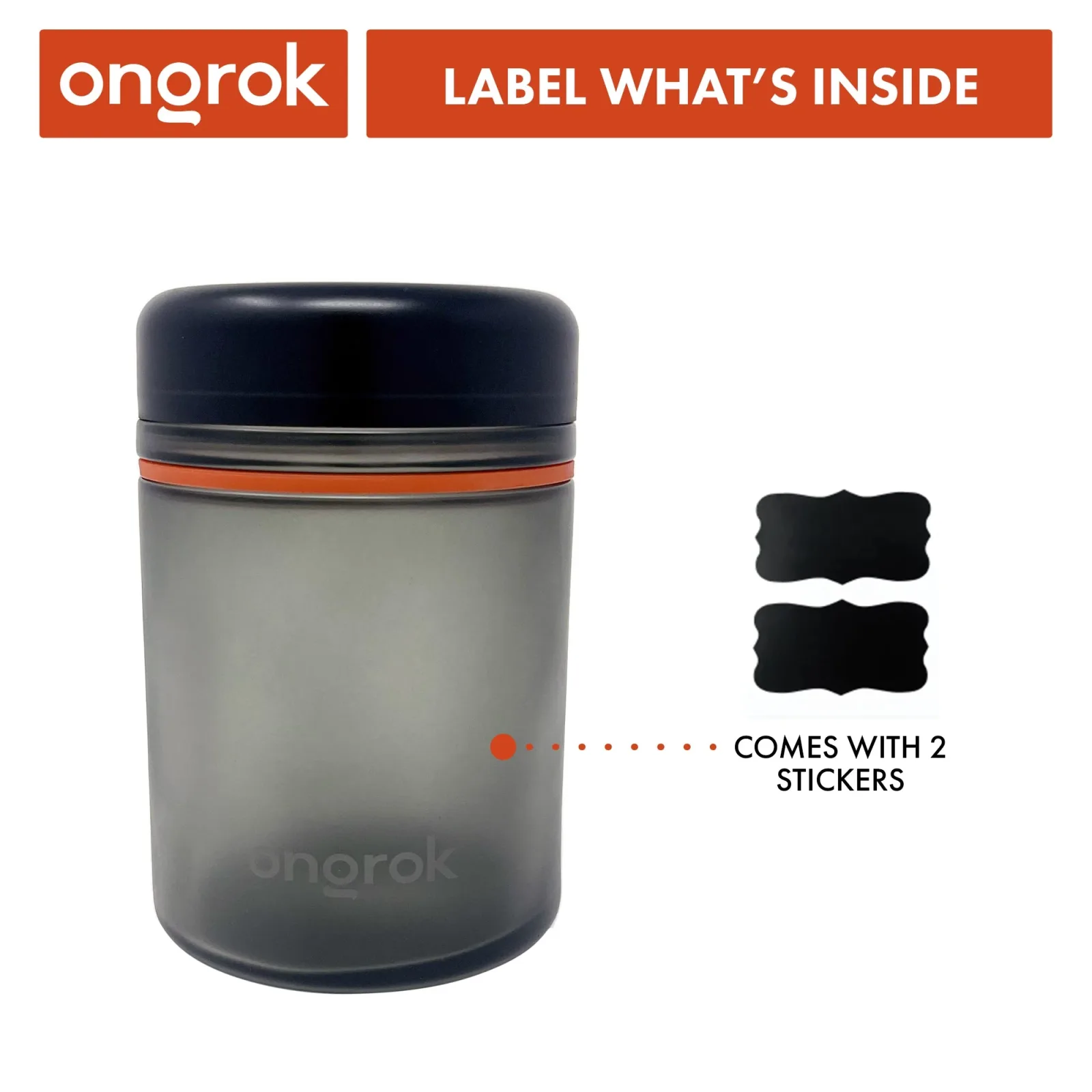 Ongrok 1000ml Child Resistant Storage Jar, 1 pack - Image 2