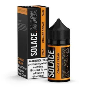 Orange Cream ejuice Solace black Salt Nic by Solace Vapor E-Liquid