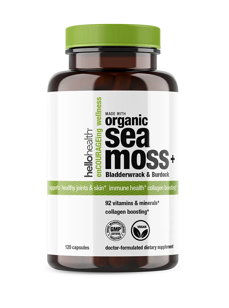 Organic Irish Sea Moss Capsules with Burdock Root & Bladderwrack - Image 2