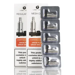 Orion Plus Coils compatible w/ Q-Pro & DNA go (5-pk) | Lost Vape