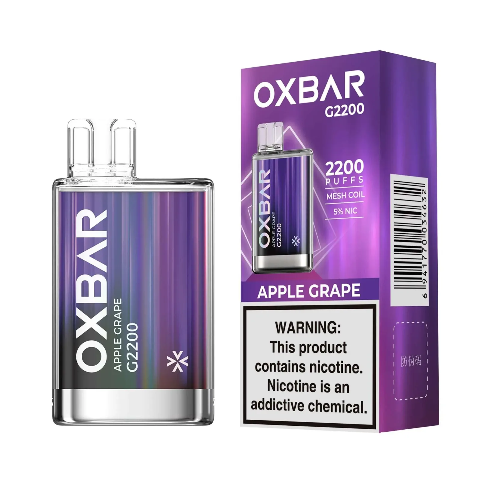 OXBAR G2200 Disposable Device – 2200 Puffs x 10 PCs - Image 2