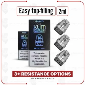 OXVA Xlim Top Fill Replacement Pod Cartridge – 3PK