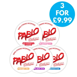 Pablo Exclusive Snus 50mg Nicotine Pouches