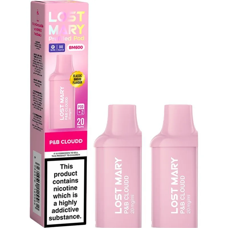 P&B cloudd Lost Mary BM600 pods 2 pack