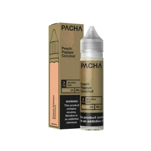Peach Papaya Coconut Cream Synthetic Nicotine 60ml E-Juice | Pacha