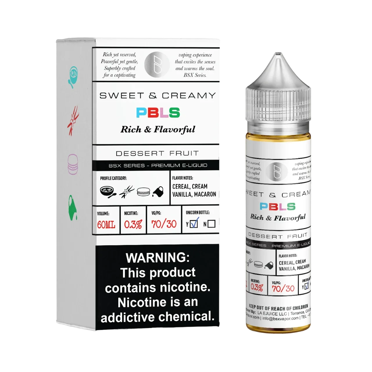 Pebbles 60ml E-Juice | BSX