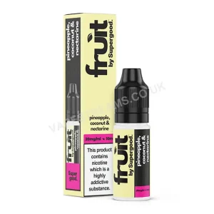 Pineapple Coconut & Nectarine Nic Salt E-Liquid by Supergood Fruit