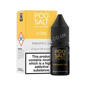 Pineapple Ice Nicotine Salt E-Liquid By Pod Salt Core Range
