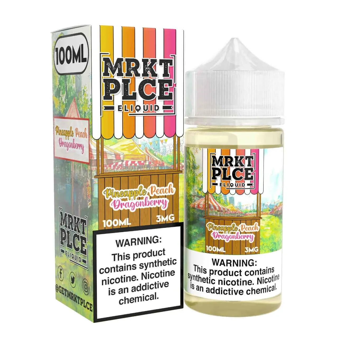 Pineapple Peach Dragonberry 100ml E-Juice | MRKTPLCE