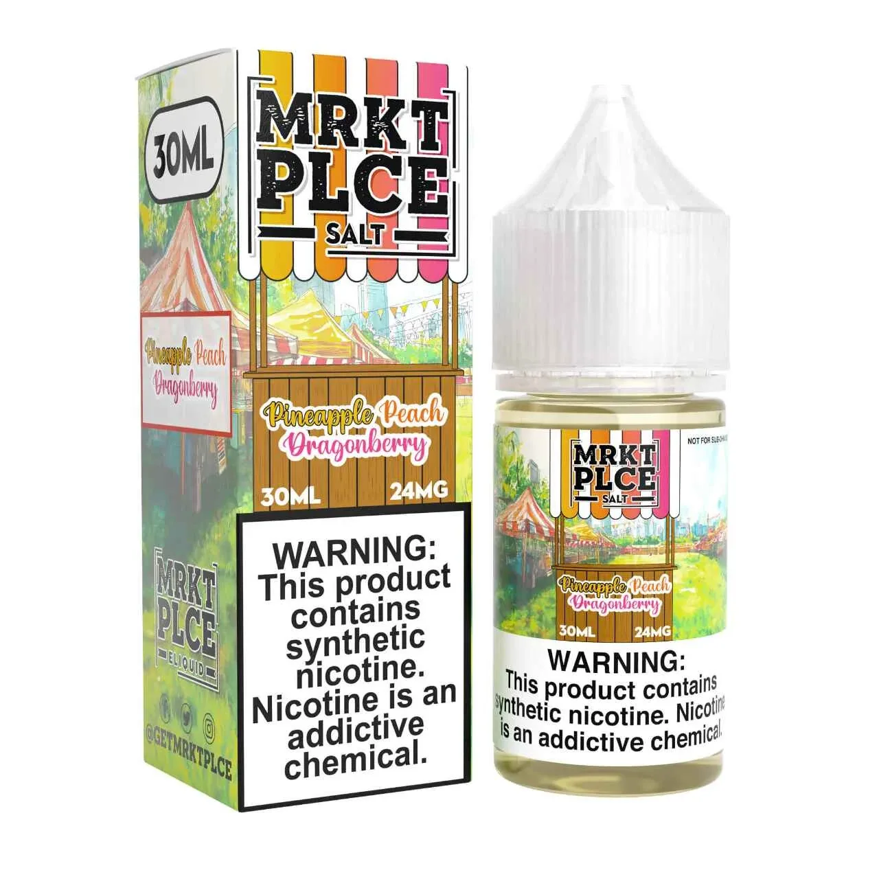 Pineapple Peach Dragonberry Salt Nic 30ml E-Juice | MRKTPLCE