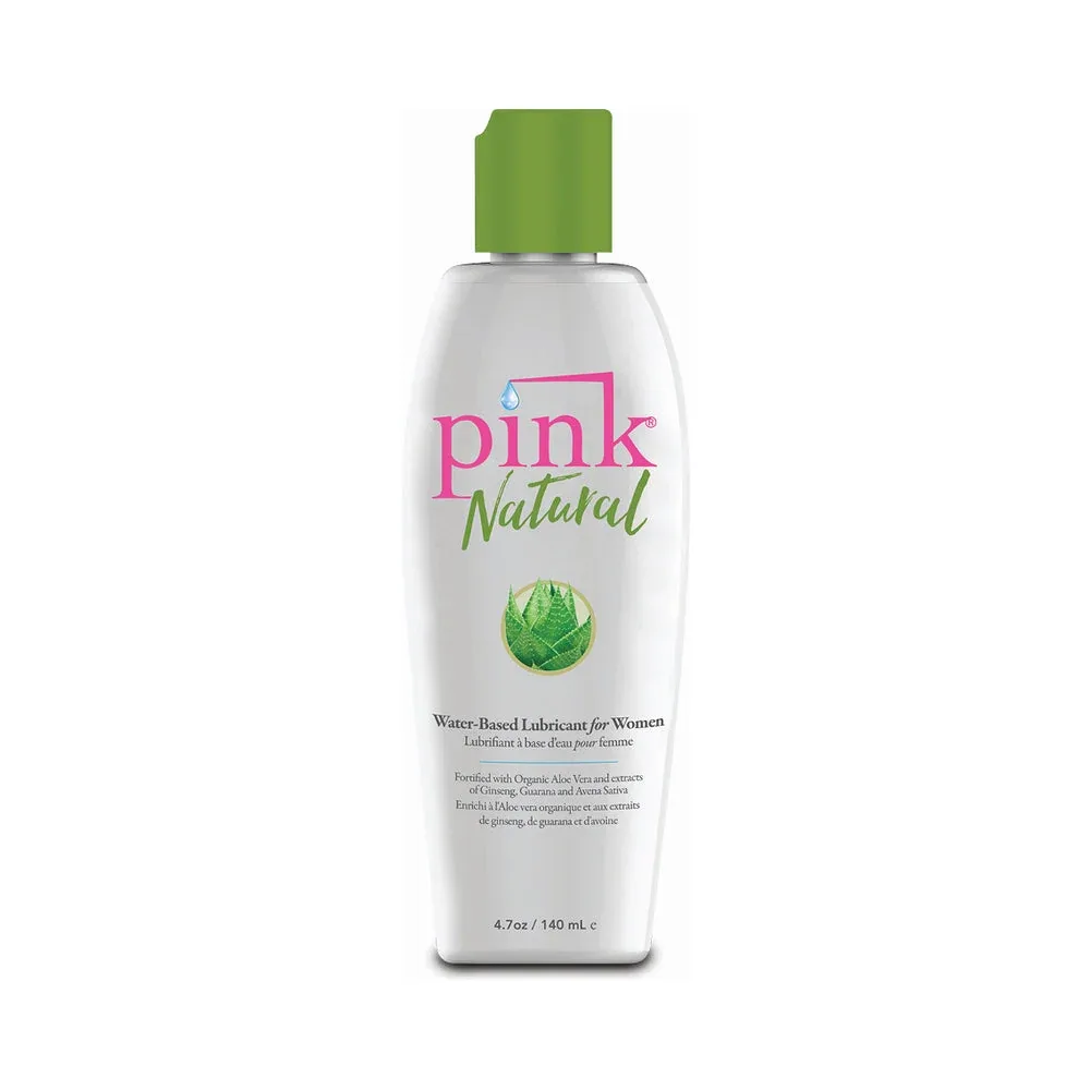 Pink Natural Water-Based Lubricant 4.7 oz.