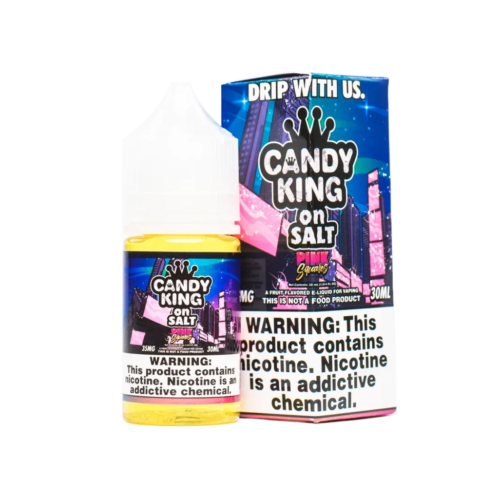 Pink Squares Salt E-Liquid 30ml | Candy King