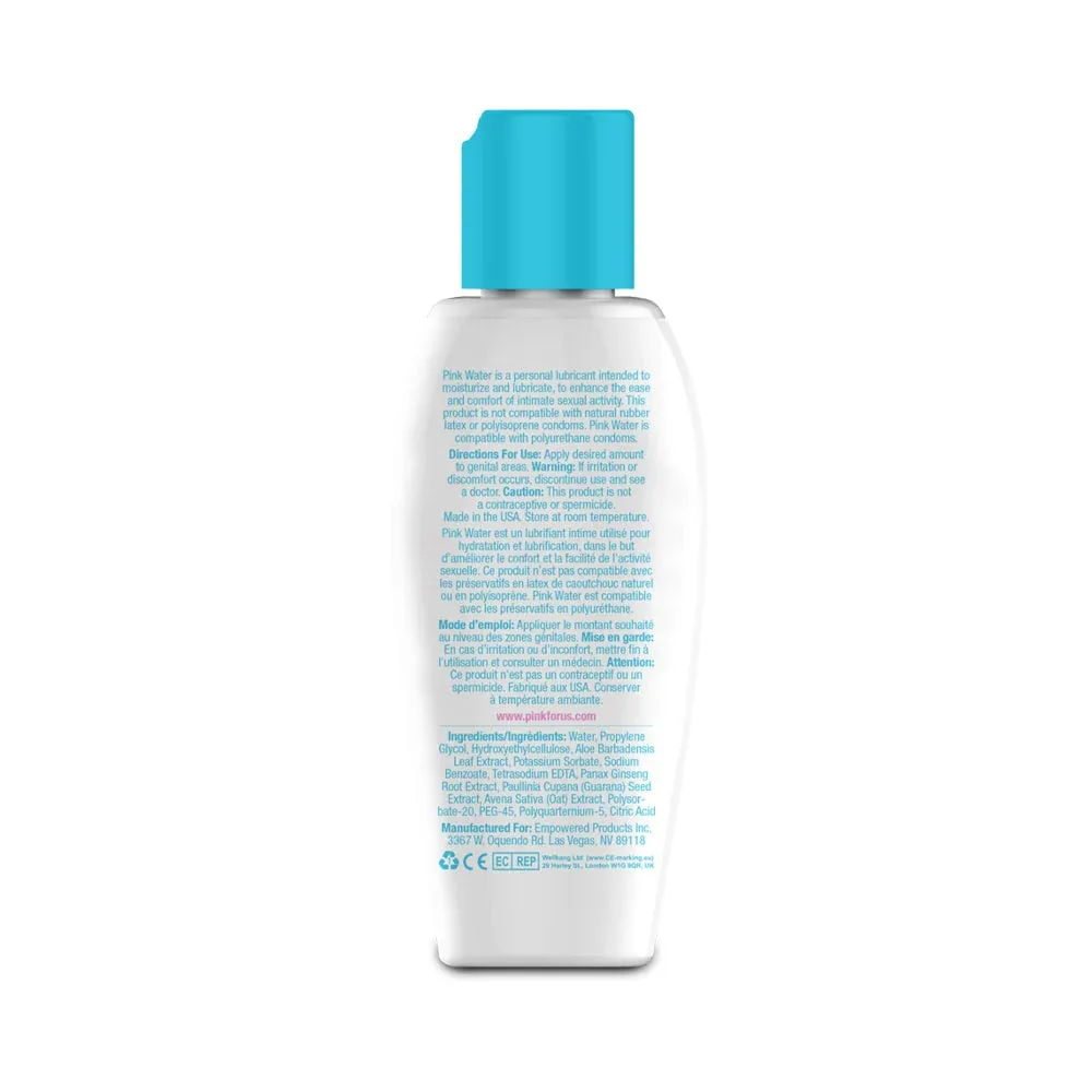 Pink Water Water-Based Lubricant 2.8 oz. - Image 2