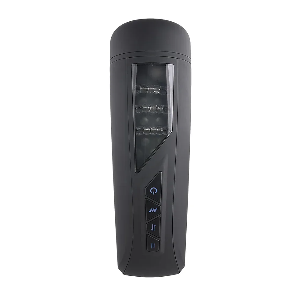 Playboy Pursuit Of Pleasure Rechargeable Vibrating Beaded Stroker - Image 2