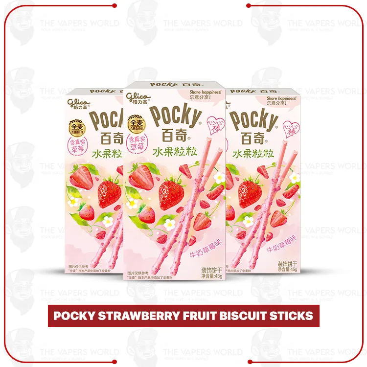 Pocky Strawberry Fruit Biscuit Sticks