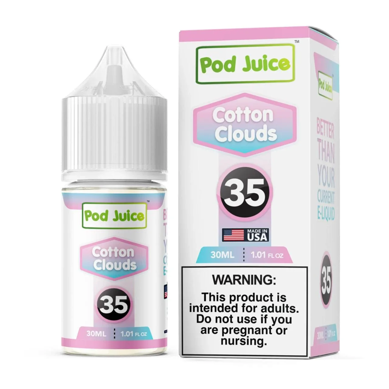 Pod Juice Cotton Clouds Nixodine 30ML E-Juice