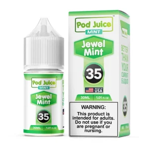 Pod Juice Jewel Mint Nixodine 30ML E-Juice
