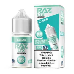 Pod Juice X Raz LTX Clear Tobacco Free Nicotine 30ml Salt E-Juice