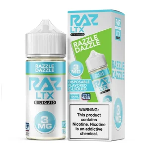 Pod Juice X Raz LTX Razzle Dazzle Tobacco Free Nicotine 100ML E-Juice