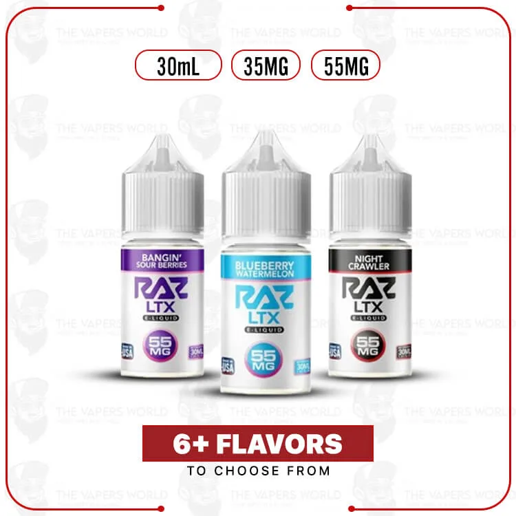 Pod Juice X Raz LTX Tobacco Free Nicotine 30ml Salt E-Juice