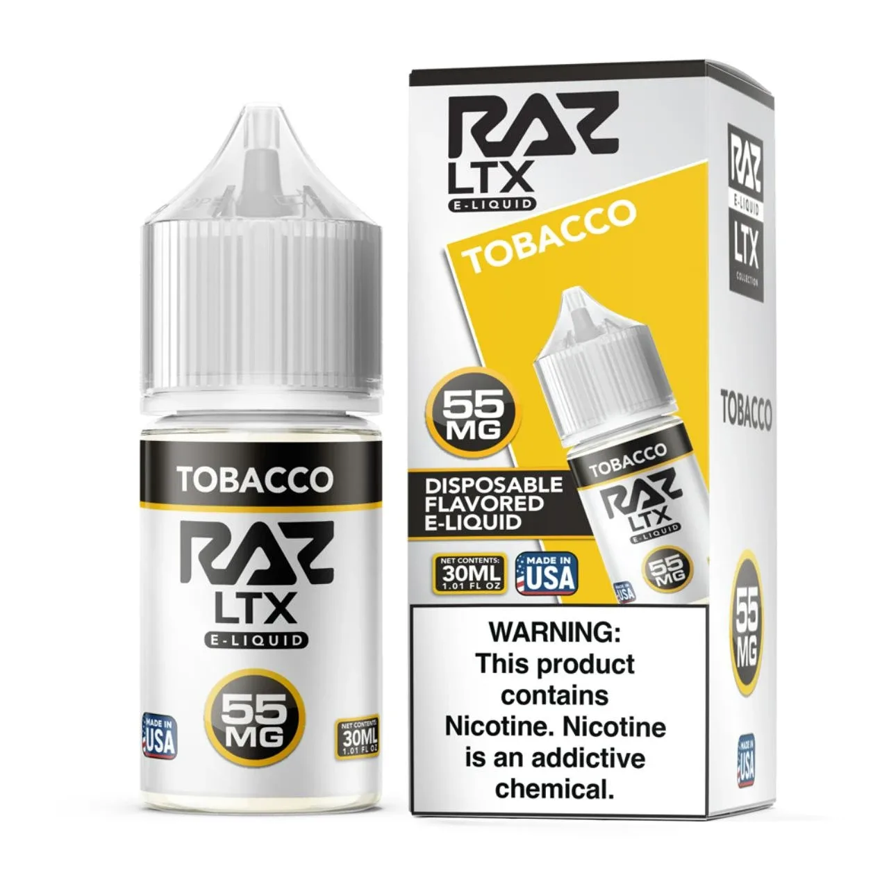 Pod Juice X Raz LTX Tobacco | Tobacco Free Nicotine 30ml Salt E-Juice