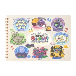 Pokemon A5 Ring Notebook Mogu Mogu Watching Memo Schedule Planner