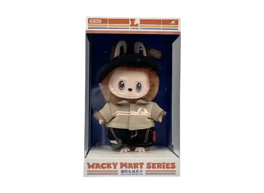 POP MART Labubu The Monsters Wacky Mart Series Vinyl Plush Doll