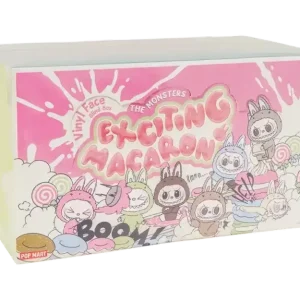 POP MART The monsters Labubu Exciting Macaron Plush Series