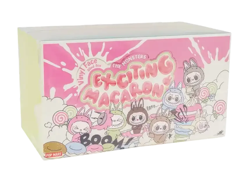 POP MART The monsters Labubu Exciting Macaron Plush Series