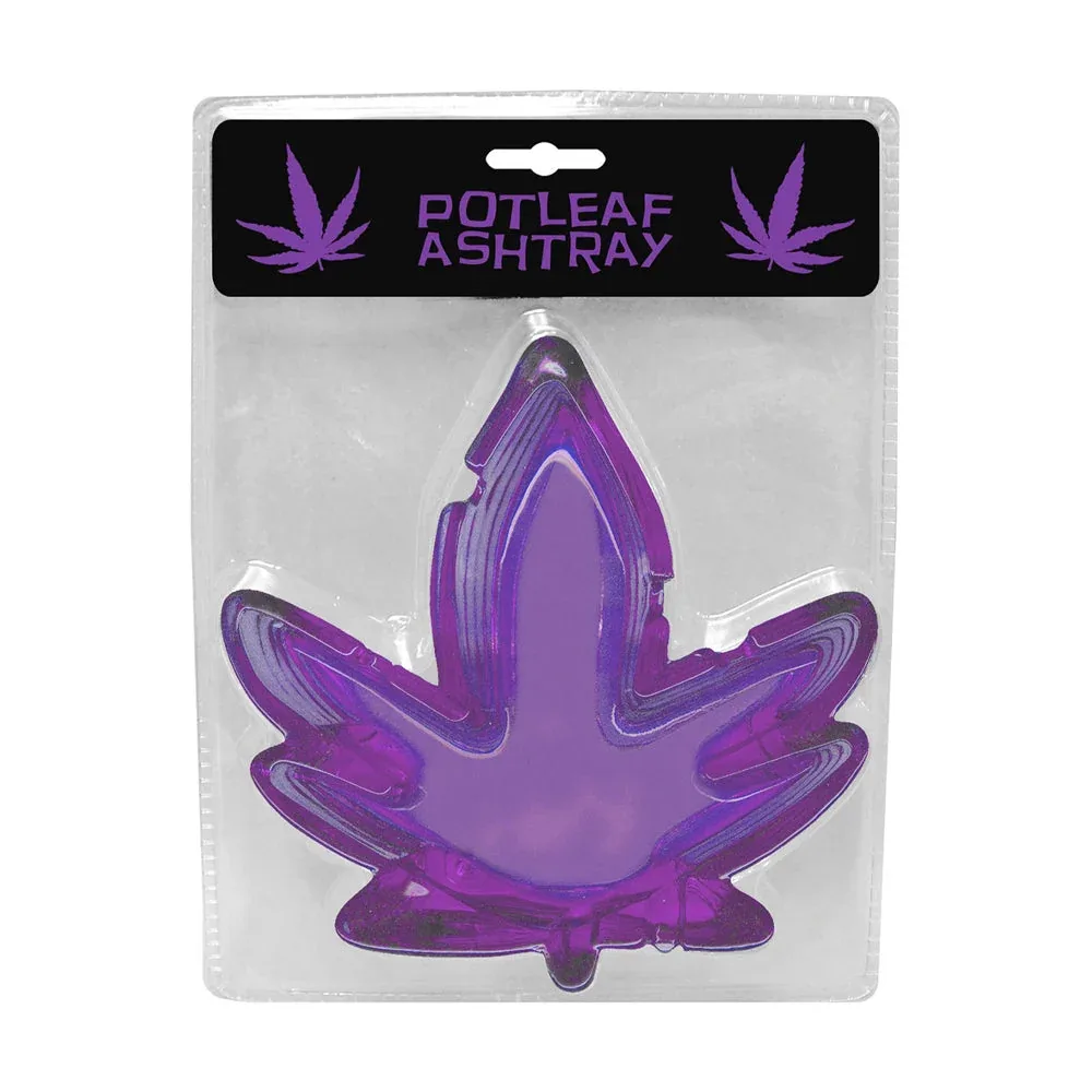 Pot Leaf Ashtray Purple - Image 2