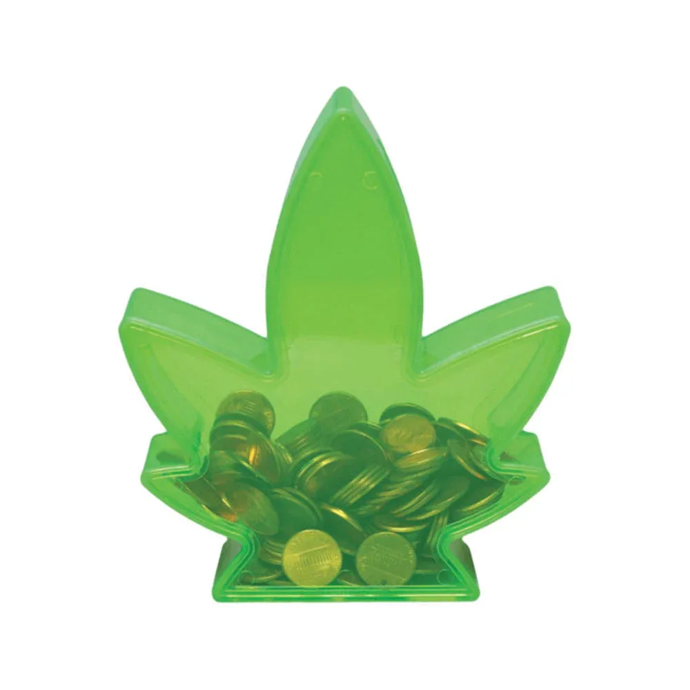 Potleaf Coin Bank Green
