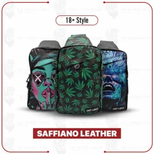 Premium Saffiano Leather Shoulder Bag by Get Lost