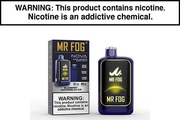 MR FOG NOVA 36K DISPOSABLE VAPE – 36,000 PUFFS - Image 2