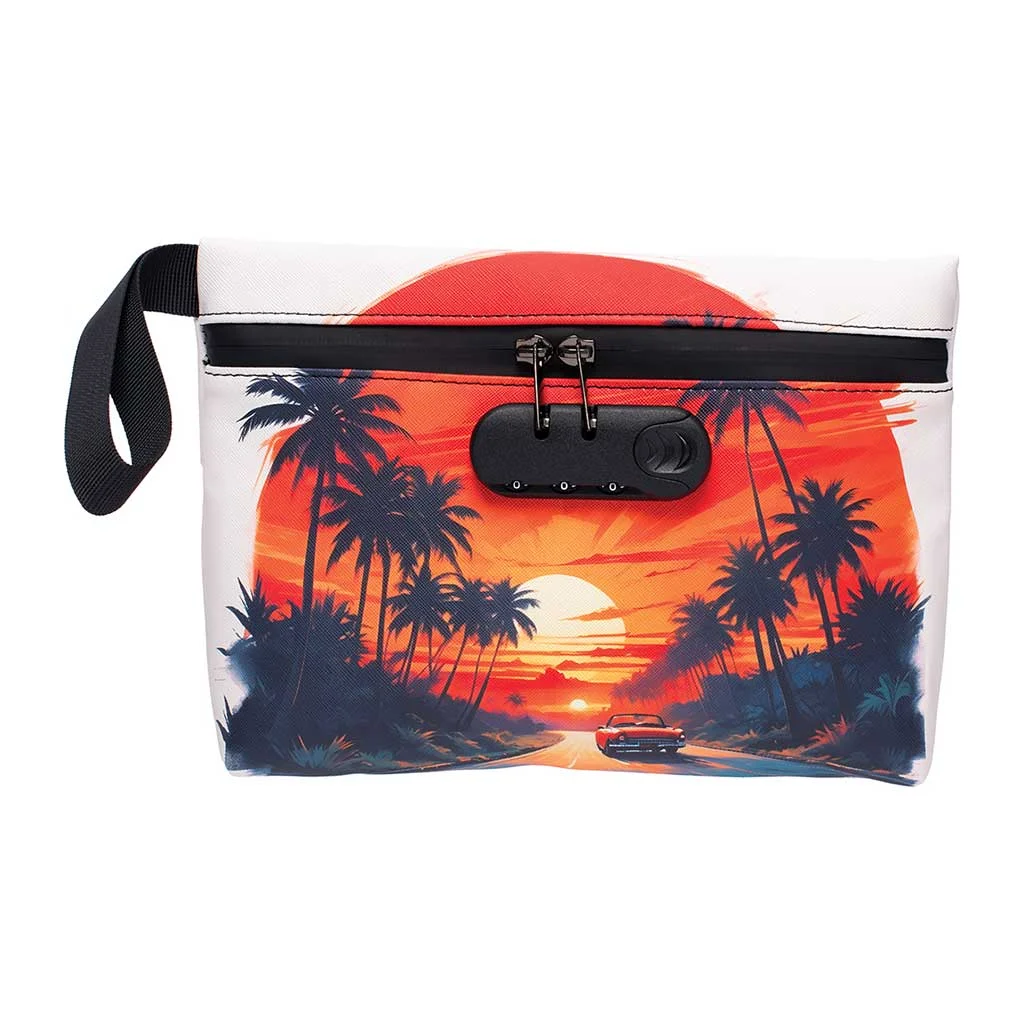 11In X 7.5in Smellproof Bag - Sunset Drive