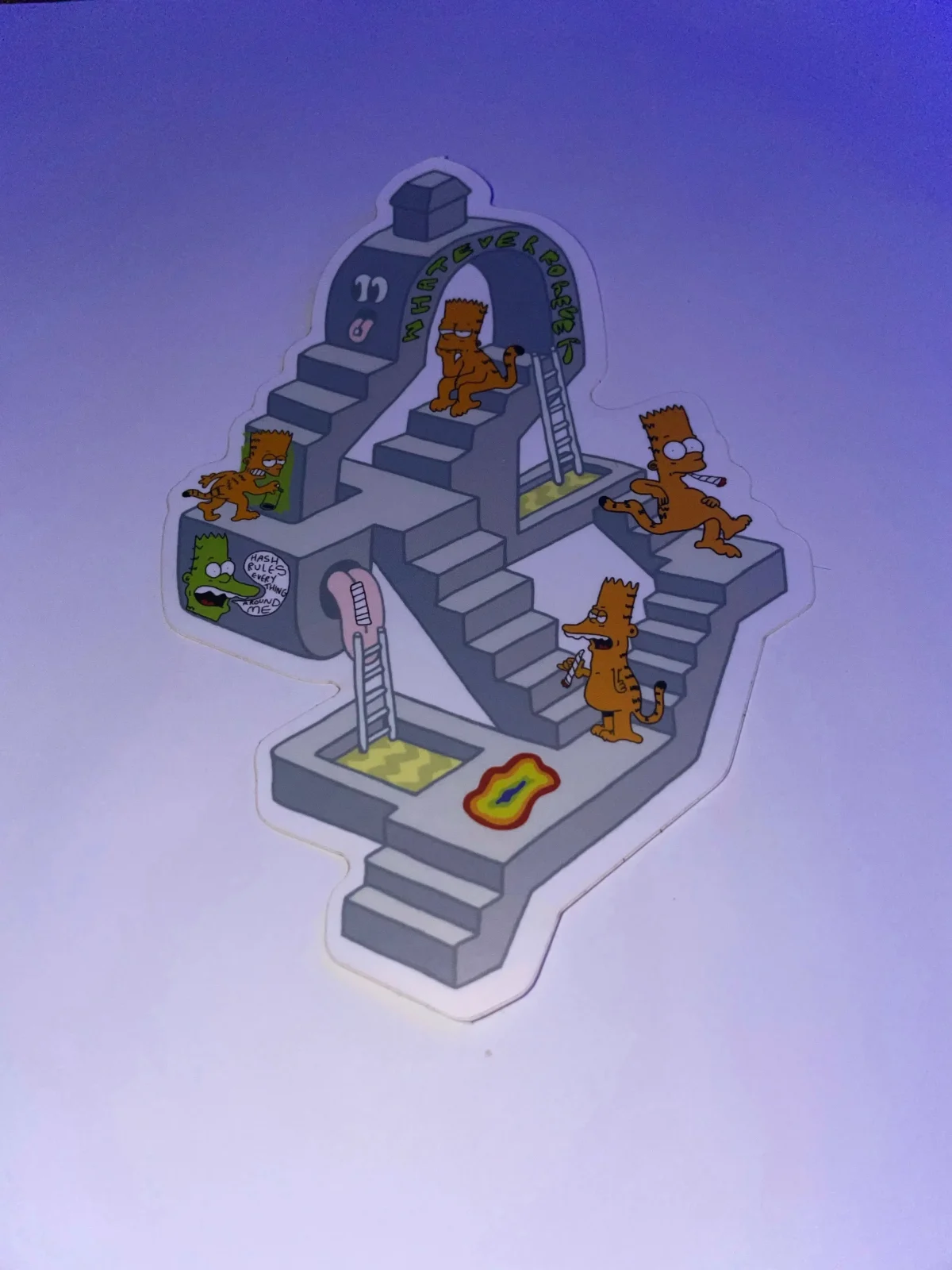 Gz1 BARTFIELD Stairway Sticker