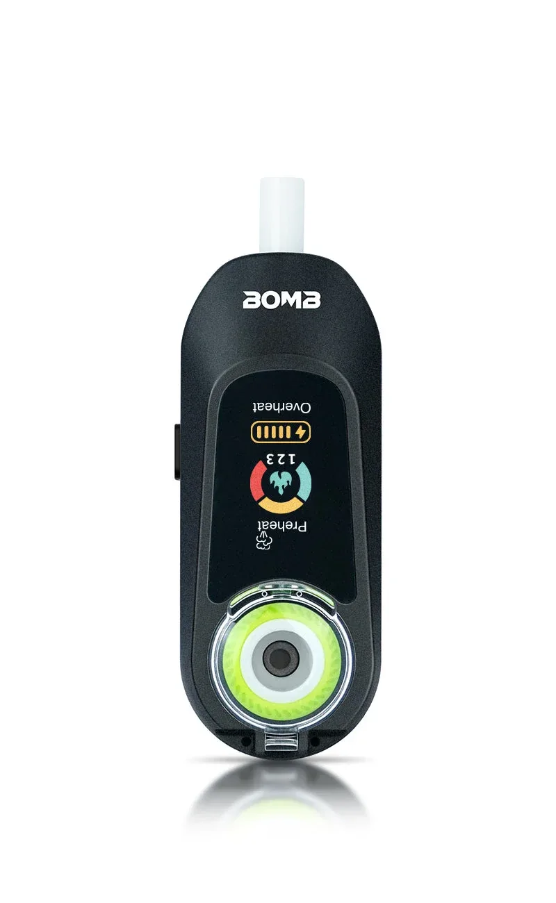 New Bomb × VapX Magic Bean Mobile Concentrate Vaporizer- Onyx Black