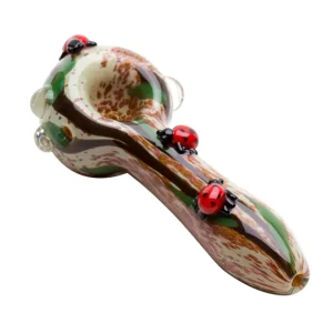 Empire Glass Works Lady Bugs Dry Pipe