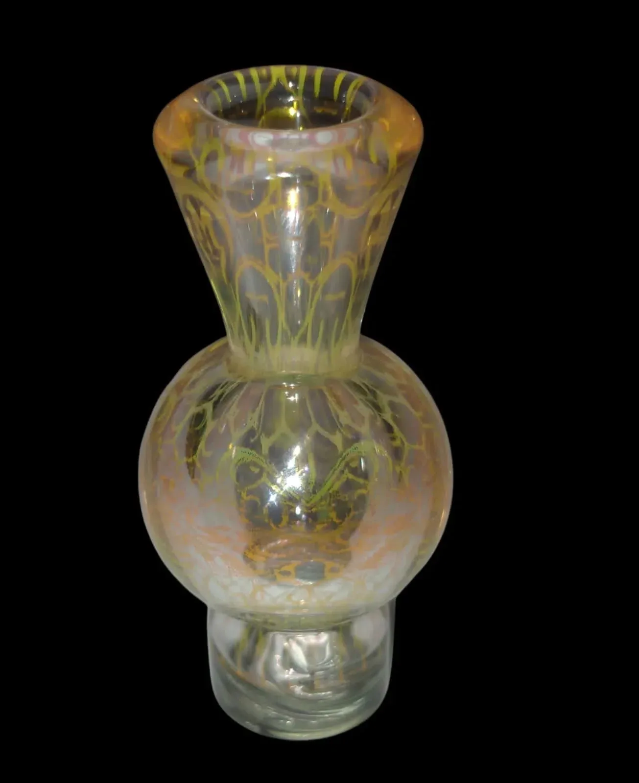 Mothership Glass “Hive “ Series Clear Bubble Cap