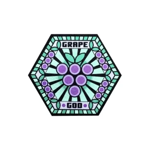 GRAPE_GOD GLOW-IN-THE-DARK MOODMAT