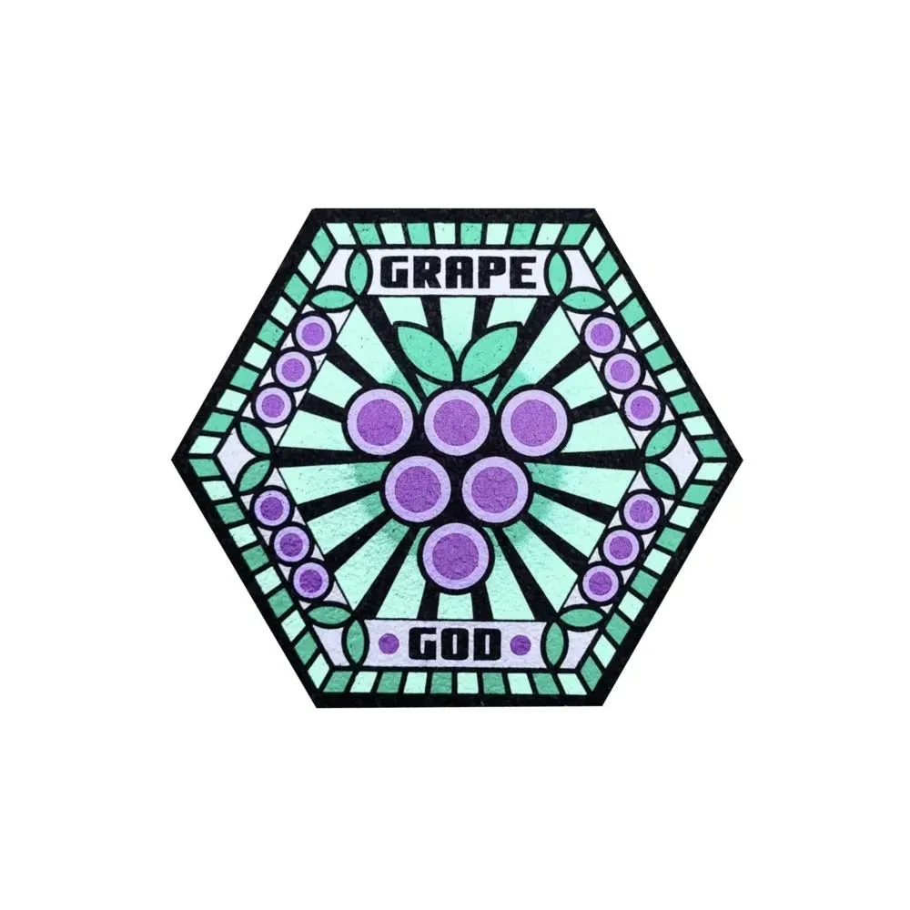 GRAPE_GOD GLOW-IN-THE-DARK MOODMAT