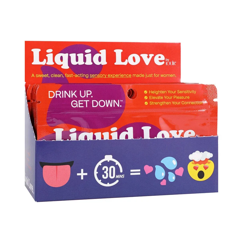 Liquid Love by Jouir Drink Up Get Down Sweet Sexual Supercharger 12-Pack Display